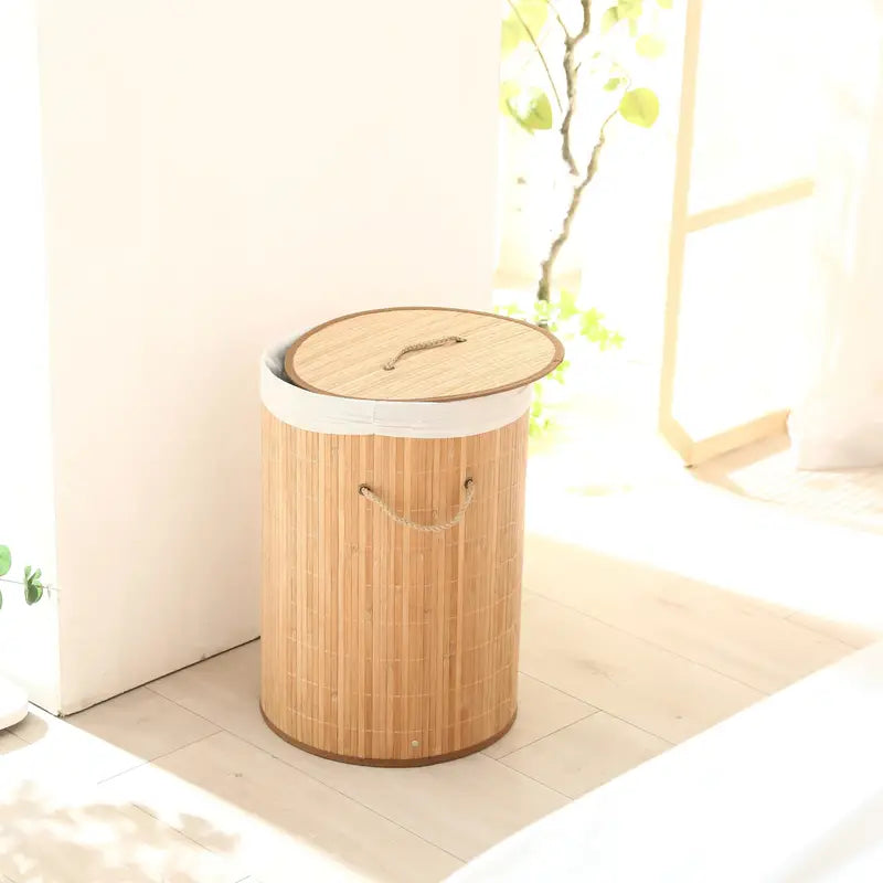 Cesto de Roupas BambooCircle - Decorelle