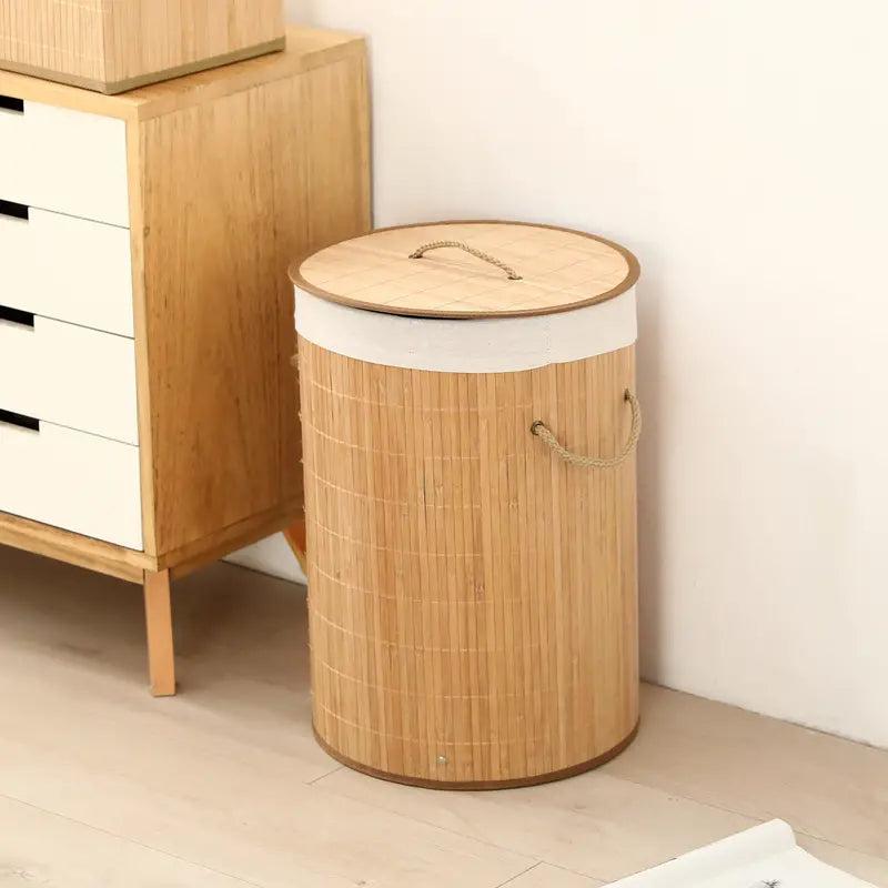 Cesto de Roupas BambooCircle - Decorelle