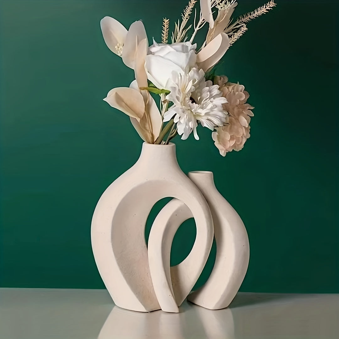Vasos Decorativos Nórdicos em Cerâmica Boho Moderno - Verse