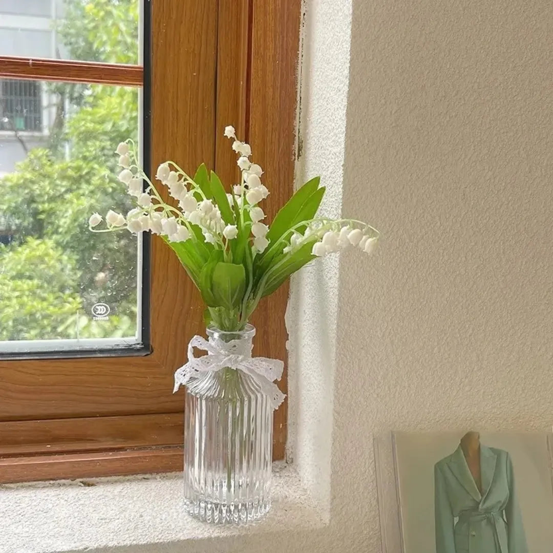 Vaso de Flores Vidro Transparente